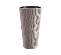 Prosperplast Pot de fleurs Sandy Slim (mocca, l 30 x H 53 x P 30 cm)