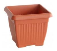 Prosperplast Pot de Fleurs Terra Carré 37 X 37 CM Couleur Terre Cuite