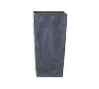 Prosperplast Pot de fleurs Urbi Square, en plastique (anthracite, l 33 x h 61 x p 33 cm)