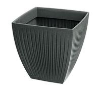 Prosperplast Pot Latia Square MIDL Ø48x48 Graphite Granit
