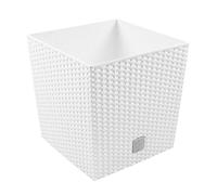 PROSPERPLAST Rato 64 litres avec bac de plantation blanc 40 x 40 x 40,8 cm.