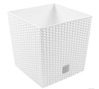 PROSPERPLAST Rato 7 litres avec bac de plantation blanc 20 x 20 x 20,2 cm.