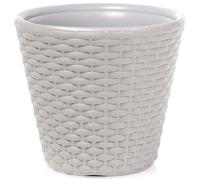 Prosperplast RATO Cache-pot, 34,8 × 32,4 cm, blanc DBR350-S449