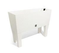 Prosperplast Rato Case High Pot de fleurs blanc 30L