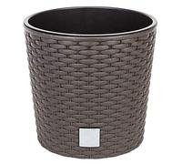 Prosperplast Rato Round DRTUS200L-440U Pot de Fleurs avec Insert Umbra