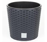Prosperplast Rato Round Drtus400l-S433 Pot De Fleurs, Bac À Fleurs, En Plastique, Deux En Un Multicolore