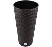 Prosperplast Rato Tubus pot de fleurs avec insert brun 25 cm