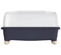 Prosperplast RESPANA PLANTER WOOD LOW SET jardiniere pour semis, 77 cm,anthracite, ISEW780