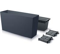 Prosperplast s.r.o. Boîte moyenne URBI CASE M avec insert anthracite 77cm