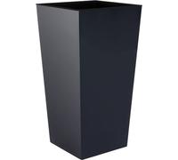 Prosperplast s.r.o. Pot de fleurs avec insert URBI SQUARE MATT 17 cm, anthracite