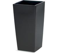 Prosperplast s.r.o. Pot de fleurs avec insert URBI SQUARE MATT 32,5 cm, anthracite