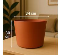 Prosperplast s.r.o. Pot de fleurs TUBO 33,8 cm, cuivre