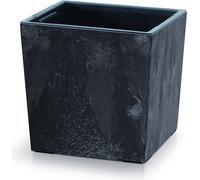Prosperplast s.r.o. Pot de fleurs URBI SQUARE LOW EFFECT 30 cm, anthracite