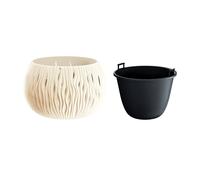 Prosperplast Sandy - Pot avec pot intérieur en plastique