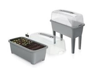 prosperplast serre chassis sur pieds - h 820 mm - gris anthracite gris G