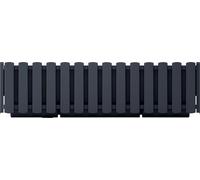 Prosperplast Support pour plantes de balcon BOARDEE FENCE Anthracite 58 cm