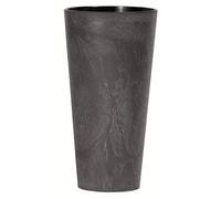 Prosperplast Tubus Slim Effect en plastique AVEC réservoir en couleur Anthracite, 76,2 (hauteur) x 40 (largeur) x 40 (profondeur) cms