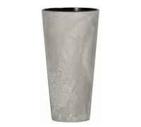 Pot de fleurs avec insert Tubus Slim Beton DTUS300B-422U - couleur et motif imitant le béton G