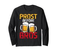Prost Before Bros Funny German Beer Humour Germany Drinking Manche Longue