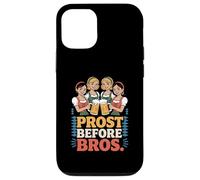 Prost Before Bros Funny Oktoberfest Group Beer Drinking Coque pour iPhone 12/12 Pro