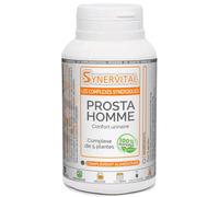 Prosta Homme Synervital - 120 gélules de 300mg - Complexe de plantes pour la Prostate, le confort urinaire - Sabal, Courge, Epilobe, Pygeum, Ortie - Complément alimentaire - Fabriqué en France