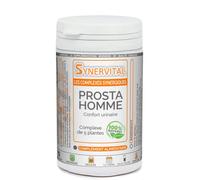 Prosta Homme Synervital - 60 gélules de 300mg - Complexe de plantes pour la Prostate, le confort urinaire - Sabal, Courge, Epilobe, Pygeum, Ortie - Complément alimentaire - Fabriqué en France