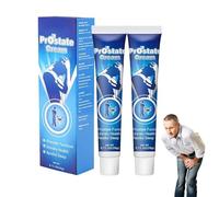 Prostate Cream, Soulage en Douceur et Efficacement les Sensations Désagréables Telles que la Douleur et les Démangeaisons, Lot de 2 crèmes thérapeutiques pour la prostate et la prostate
