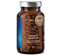 Prostate et Confort Urinaire - Saw Palmetto + Pépin de Courge + Ail Noir + Ortie + Broccoli + Granade + Zinc & Sélénium - 120 Gélules - Prosta Complex pour Homme