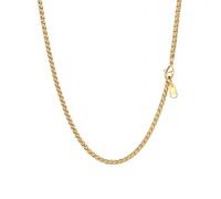 PROSTEEL Chaîne Collier Homme Plaqué Or 71cm, Chaîne Maille Spiga 3mm Longue Parfaite du Pendentif