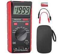 Proster Capacimètre pour Condensateur avec Grand Écran Réversible Numérique Testeur Condensateur LCD Compteur Capacité Numérique LCR Mètre Affichage Max 1999