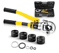 Proster Pince à Sertir Multicouche PER 8T TH16-32 pour Chauffage au Sol CVC | Puissance Hydraulique 8 T, 4 Mâchoires TH16/20/26/32 incluses, Sertisseuse Tuyaux Aluminium-Plastique, PEX, PER, PB