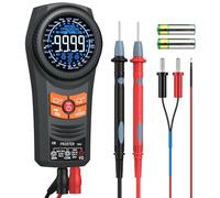 Proster TRMS Multimètre 6000 points avec tension DC/AC Courant DC/AC NCV Température Capacité Résistance Diode Continuité Tension Multimètre Testeur avec Sac en Tissu