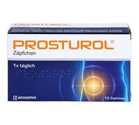 PROSTUROL Zäpfchen bei Prostatitis und gutartiger Prostatavergrößerung, 10 pc Suppositoires