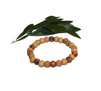 Prosudweb Bracelet de Perles Naturelles en Bois d'olivier (8082)