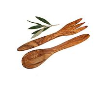 Prosudweb Couvert à Salade 30 cm en Bois d'olivier