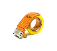 PROSUN Distributeur de Pistolet à Ruban, Dévidoir Manuel pour 70mm (3 Pouces) Ruban d'Emballage, Orange