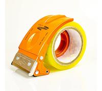 PROSUN Distributeur de Pistolet à Ruban, Dévidoir Manuel pour 70mm (3 Pouces) Ruban d'Emballage, Orange