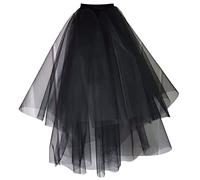 Prosy Halloween Black veil mariage mariée fleur veil dentelle nuptiale cheveux accessoires femmes et filles (B)