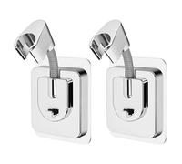 prota Lot de 2 supports de pommeau de douche sans perçage, réglables à 120 °, support de pommeau de douche autocollant puissant, étanche pour salle de bain et douche