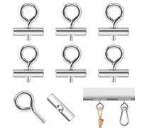 prota Lot de 6 butoirs de 8 à 10 mm pour rail de passepoil - Accessoires pour auvent - Kit de blocage de camping - Pour caravane, camping-car, camping-car