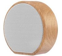 Protable Bluetooth Sans Fil Haut-Parleurs en Bois Imitation Grain de Soutien Aux Tf Stéréo Lyyx195