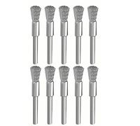 PROtastic 10pc en fil d'acier Brosse pour Dremel - Utilisation au Grind & Vernis