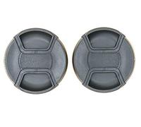 PROtastic® Lot de 2 bouchons d'objectif à ressort pour Nikon, Canon, Pentax, etc. LC-72 E-72 O-LC72 72 mm
