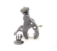 Protastic Support de Fixation réglable pour Guidon de Moto et vélo pour GoPro Hero 1 2 3 3+ 4, SJCAM SJ4000, Qumox SJ4000 SJ5000, Xiaomi Yi, caméra d'action