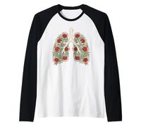 Protea Anatomie respiratoire des poumons de Fleurs humaines Manche Raglan