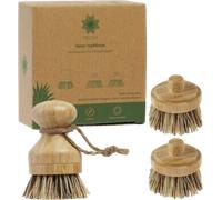 PROTEA Brosse à Vaisselle avec 3 Têtes de Rechange - 1 kit