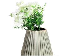 Protea Fleur artificielle en plastique avec superposition naturelle pour mariage, maison, bureau, salle de réunion (blanc laiteux)