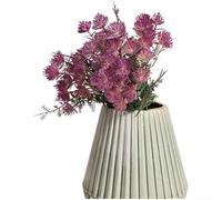 Protea Fleur artificielle en plastique avec superposition naturelle pour mariage, maison, bureau, salle de réunion (violet)