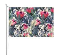 Protea Paradise Imprimé,Drapeau de jardin, bannière décorative, drapeau double face, 2 x 3 pieds, pour extérieur et intérieur