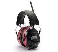 PROTEAR casque anti bruit bluetooth, radio numérique FM/AM et microphone intégré, écouteurs à réduction de bruit Rechargeable pour le travail et l'industrie, SNR 30dB